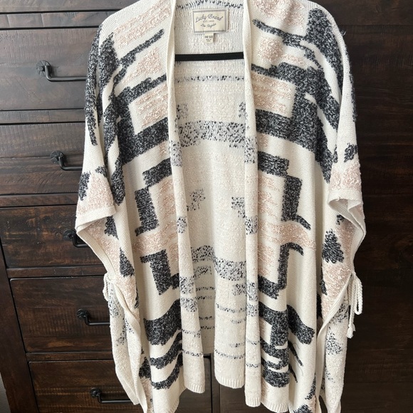 Lucky Brand Sweaters - Lucky Brand Sweater Kimono Wrap Shawl One Size